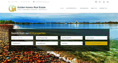 Desktop Screenshot of goldenhomespattaya.com